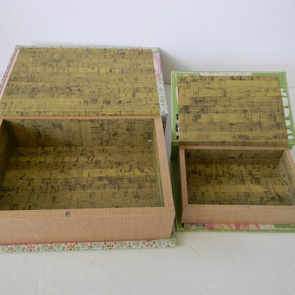 NEW Mr. Cottontail Set of 2 Nostalgic Easter Themed Nesting Books HOLLOW STACK - Picture 5 of 5